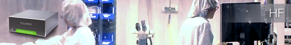 Measure hydrogen fluoride (HF)