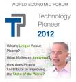 World Economic Forum Technology Pioneer 2012 Badge - Vertical