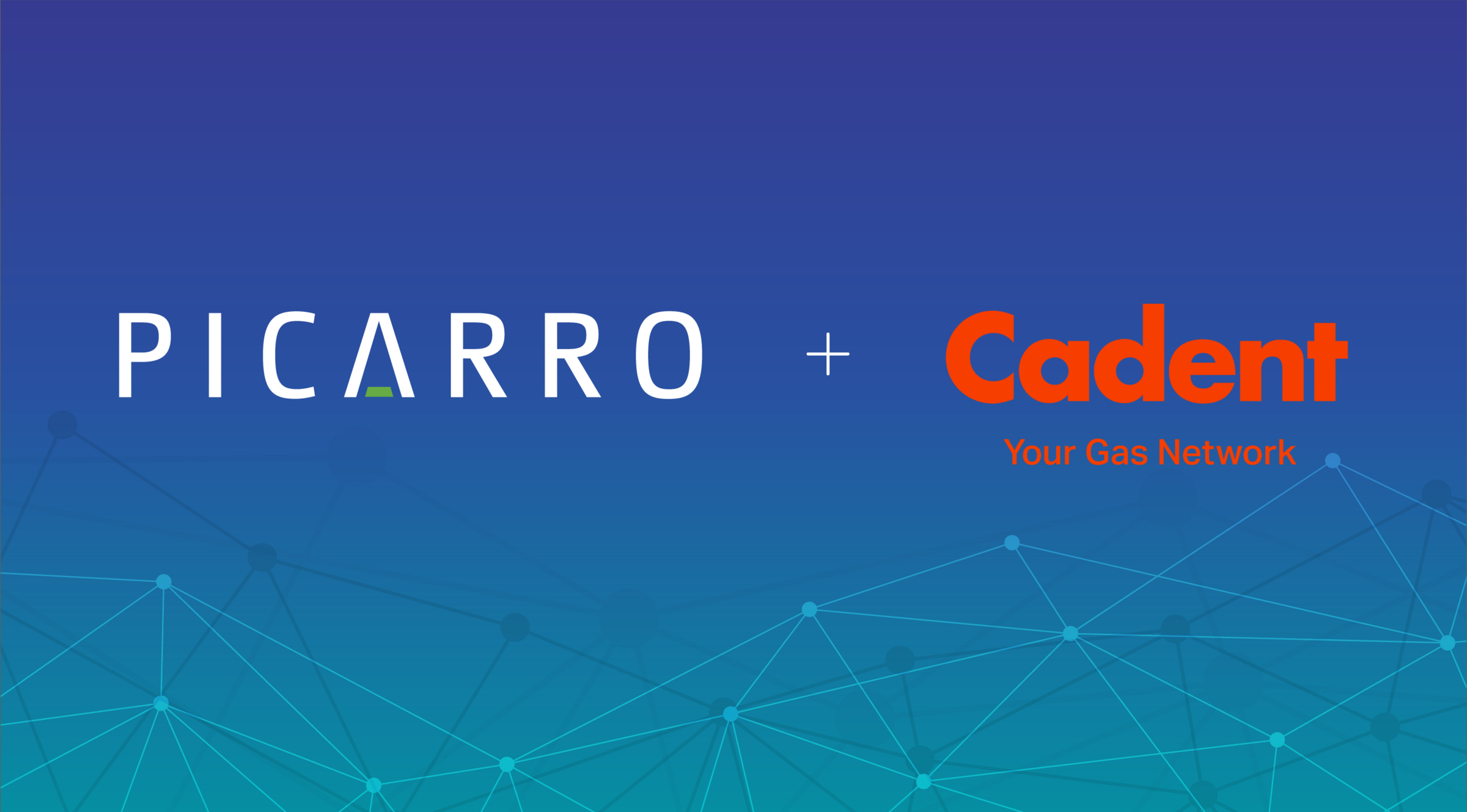 Picarro and Cadent logos