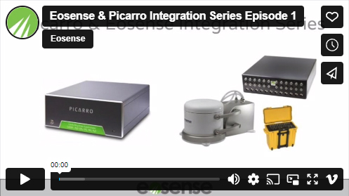 Integrating the Picarro and Eosense systems